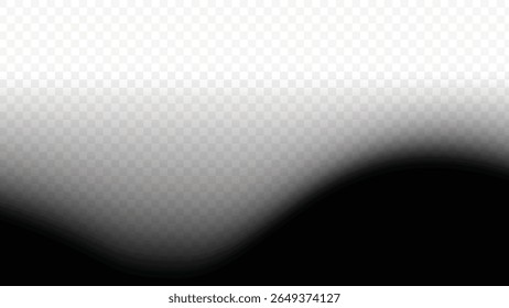 Abstract Wave Style Transparent Background, Vector PNG for Graphic Design Projects