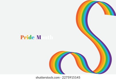 Abstract wave summer colorful rainbow pride gradient fluid background. LGBT flag pride month fluid wallpaper. Pride month wavy summer colorful gradient wallpaper for presentation template.