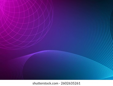 Abstract wave technology background. Digital line futuristic internet online concept. Design for futuristic, fiber optic, wave, telecoms, digital, internet, online, network.