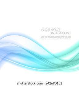 Abstract wave template background