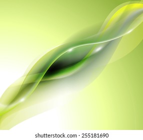 Abstract wave template background brochure design