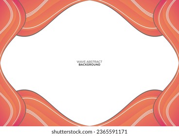 abstract wave template background design