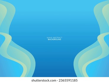 abstract wave template background design