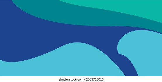 Abstract wave texture with blue gradient. cover design, book design, poster, cd cover, flyer, website background or advertisement.