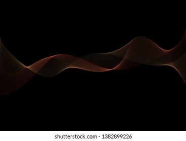 Abstract wave thin curved lines graphic background
Colorfull  wave curved on black background
