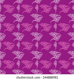 Abstract wave tracery purple background. Vector illustration.