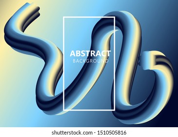 Abstract wave trendy colourful background frame design modern futuristic background vector illustration