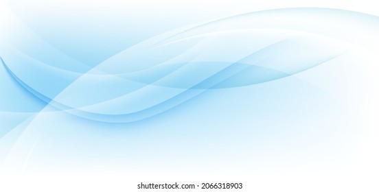 Abstract wave trendy geometric abstract background with white and blue gradient. You can use for ad, poster, template, business presentation. Vector illustration