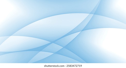 Abstract wave trendy geometric abstract background with white and blue gradient. You can use for ad, poster, template.