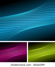 Abstract wave vector background
