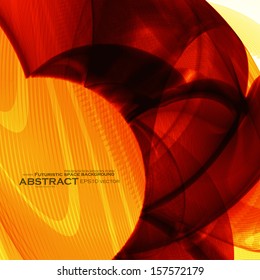 Abstract wave vector background, futuristic illustration eps10