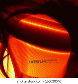 Abstract wave vector background, futuristic illustration eps10