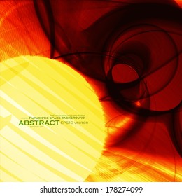 Abstract wave vector background, futuristic illustration eps10
