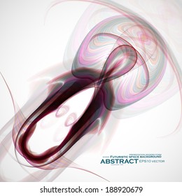 Abstract wave vector background, futuristic illustration eps10