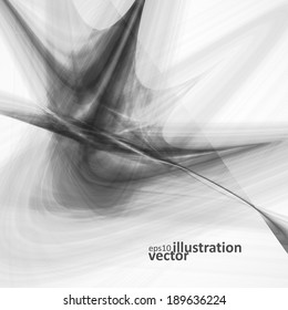 Abstract wave vector background, futuristic style illustration eps10.