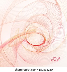 Abstract wave vector background, futuristic illustration eps10