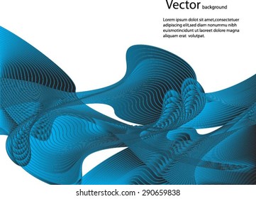 Abstract Wave Vector Background. Vector illustration