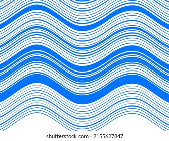 Abstract wave vector background. Stylized flowing water of waterfall or sea wave. Graphic line art. EPS10 vector for theme poster, business card, banner, spa invitation, package design.