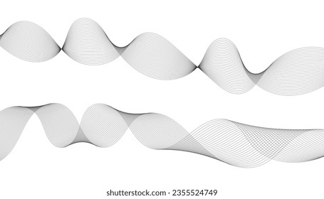 Abstract wave vector background for your design. Waves background. Vector illustration of beautiful wavy lines.