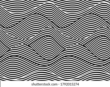 Op Art Homage Br Black White Stock Illustration 3305014 | Shutterstock