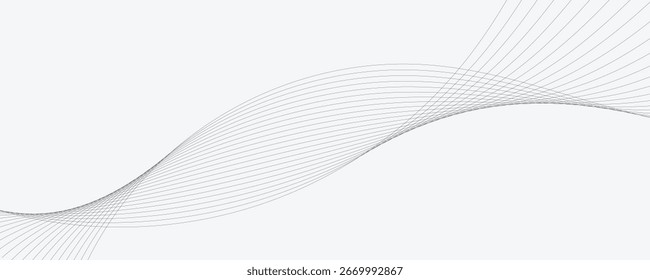 Anuncio de Vector de onda Abstractas. EPS10