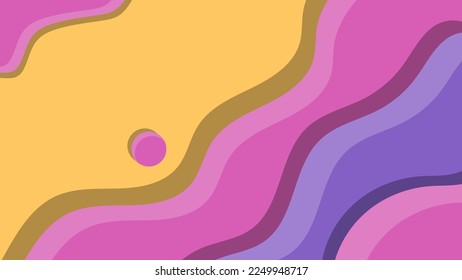 abstract wave vector cover, Flat Style Suitable for Web Landing Pages, Banners, Stickers, Background