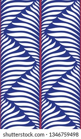 Abstract wave vector on navy background 