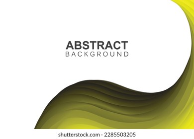 Abstract Wave Watercolor Background Design, Vector Icon Illustration