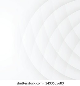Abstract wave white design element background vector modern technology