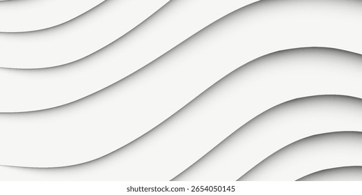 Fondo blanco y gris de la onda Abstractas. Fondo abstracto liso patrón borroso. 