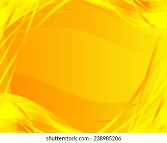 Abstract wave yellow background