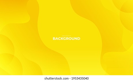 Abstract Wave Yellow Background For  Web , Landing Page, Banner, Wallpaper,and etc. eps 10 . editable