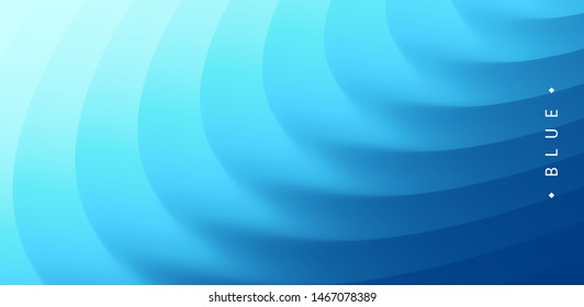 Abstract waved background with layers. Trendy covers design. Vector illustration in modern art style.