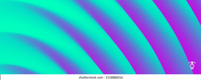 Abstract waved background with layers. Trendy covers design. Vector illustration in modern art style.