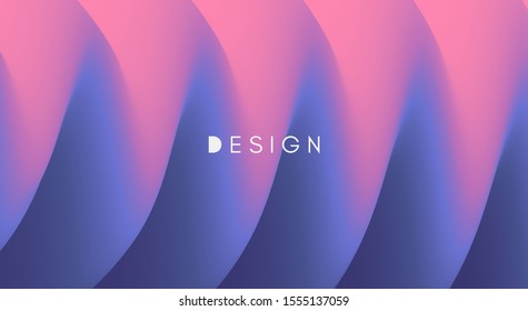 Resumen de fondo ondulado con capas. Diseño de portadas de moda. Ilustración vectorial al estilo del arte moderno.