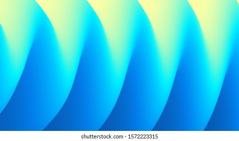 Abstract waved background with layers. Trendy covers design. Vector illustration in modern art style.