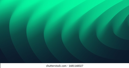 Abstract waved background with layers. Trendy covers design. Vector illustration in modern art style.