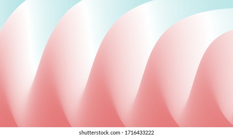 Abstract waved background with layers. Trendy covers design. Vector illustration in modern art style.