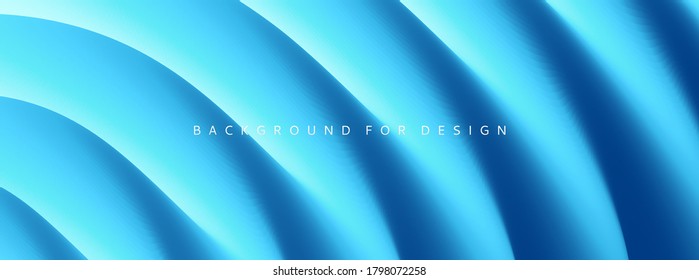 Abstract waved background with layers. Trendy covers design. Vector illustration in modern art style.