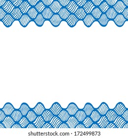 Abstract waved background. Vector illustration.