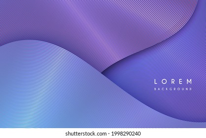 Abstract waved color lines background