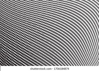 ABSTRACT WAVED DOTS. FUTURISTIC PARTICLES WAVE. DIGITAL BACKGROUND