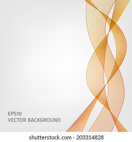 Abstract waved line background