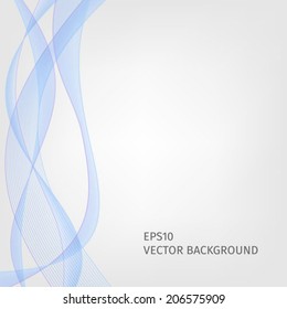 Abstract waved line background