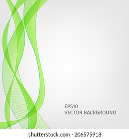 Abstract waved line background