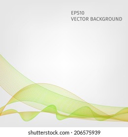 Abstract waved line background