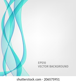 Abstract waved line background