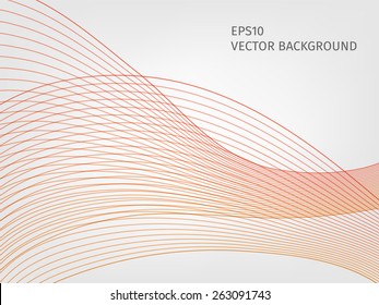 Abstract waved line background