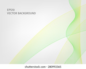 Abstract waved line background