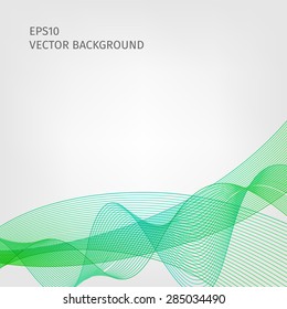 Abstract waved line background